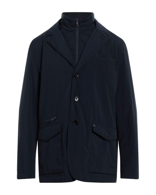 Fay Blue Overcoat & Trench Coat for men