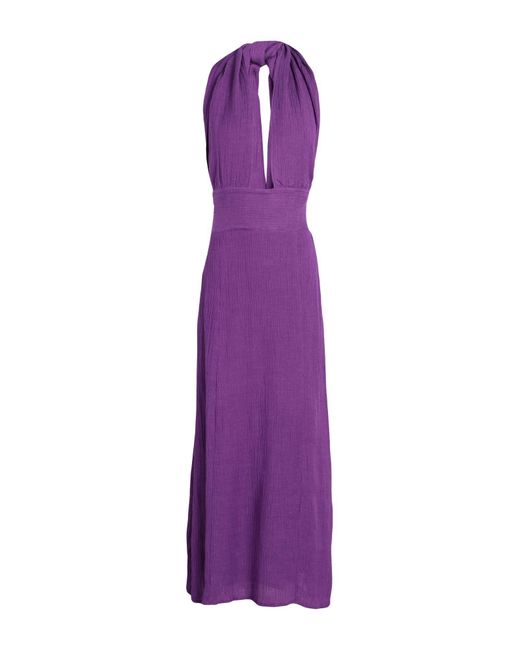 Faithfull The Brand Purple Maxi Dress