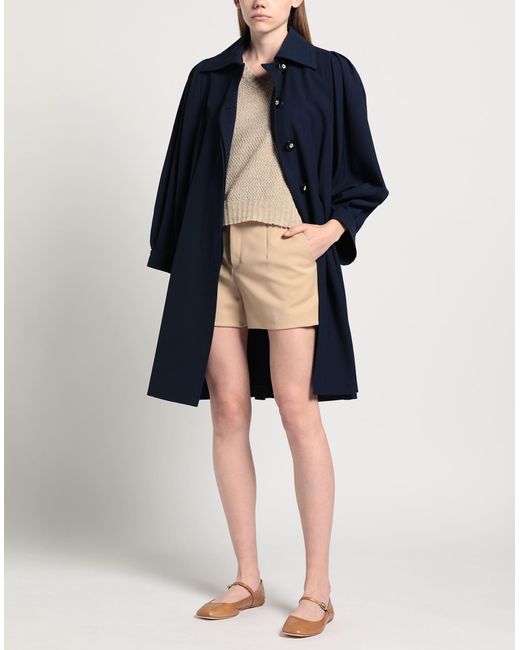 Giorgio Armani Blue Overcoat & Trench Coat