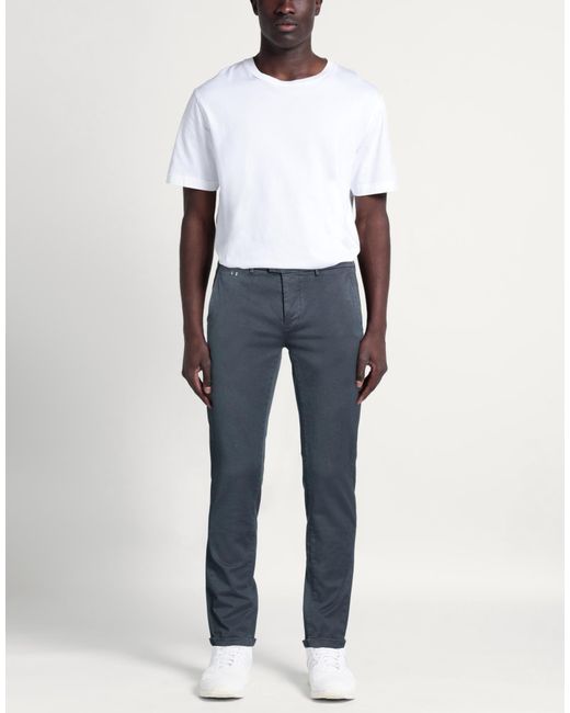 Tramarossa Blue Pants Cotton, Elastane for men