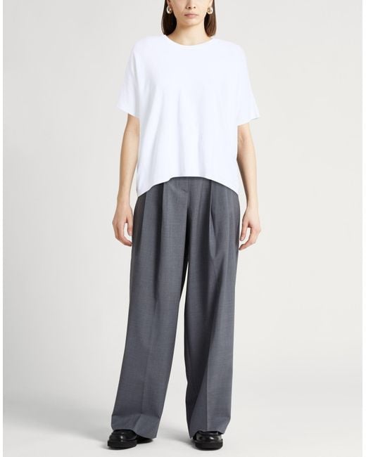 Roberto Collina White Sweater Viscose, Polyester