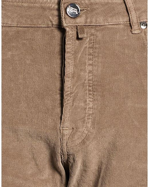 Moorer Natural Pants Cotton, Elastane for men