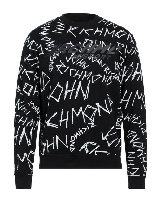 RICHMOND Black Sweatshirt for men