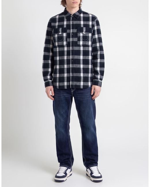 True Religion Blue Shirts for men
