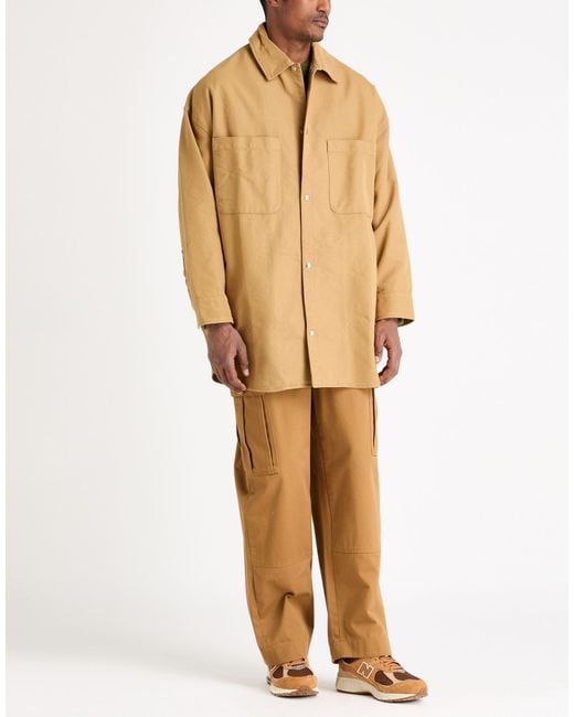 Maison Kitsuné Natural Overcoat & Trench Coat for men