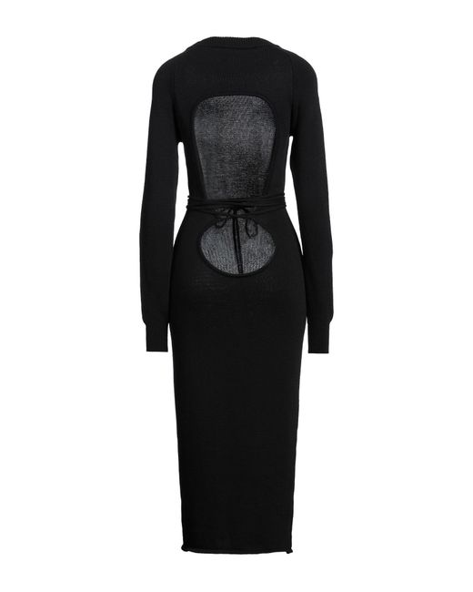 The Attico Black Maxi Dress
