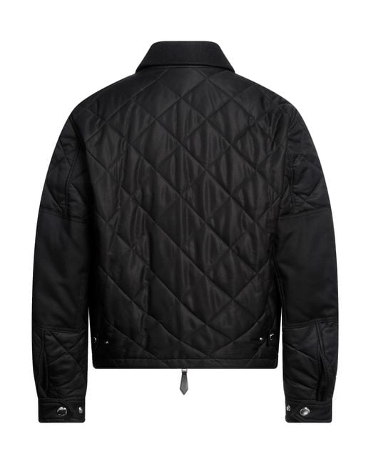 Mens black burberry jacket cheap