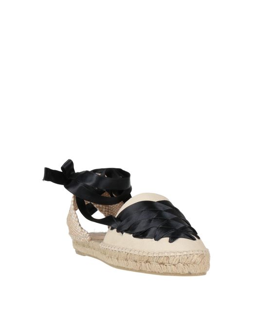 Castaner Black Espadrilles Textile Fibers