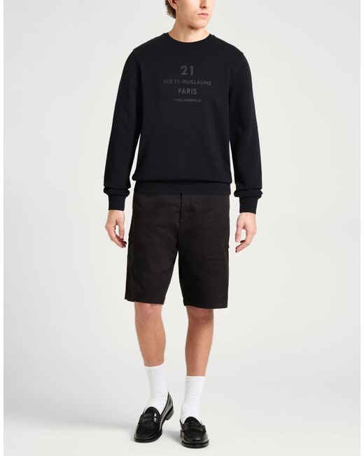 Karl Lagerfeld Blue Sweatshirt Cotton for men