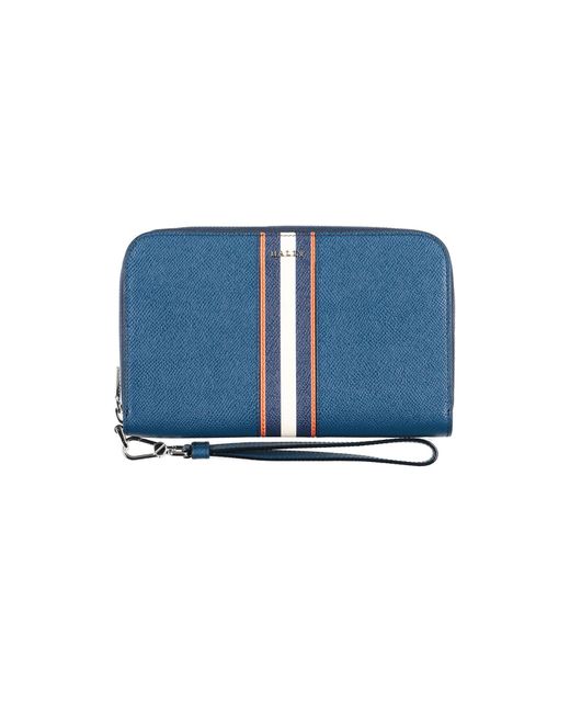 Billetera Bally de hombre de color Blue