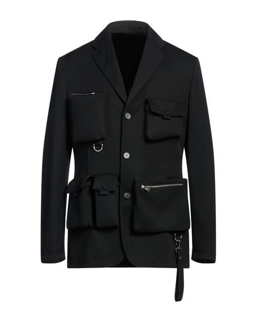 Chaqueta Y Cazadora Lanvin de hombre de color Black