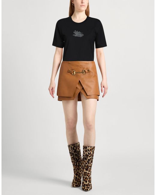 Burberry Black T-Shirt Cotton, Elastane