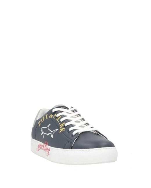 Paul & Shark White Sneakers Bovine Leather for men