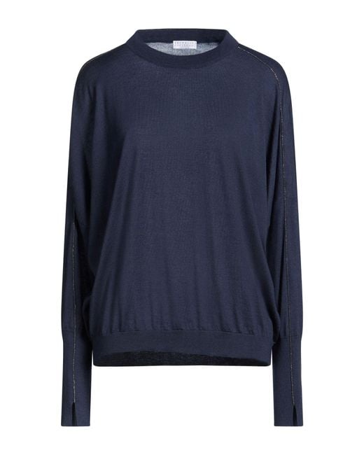 Pullover Brunello Cucinelli de color Blue