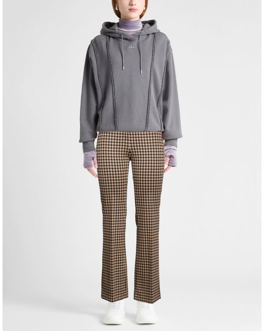 Seductive Gray Pants Viscose, Polyamide, Elastane