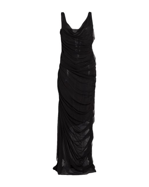 GIUSEPPE DI MORABITO Black Maxi Dress Silk
