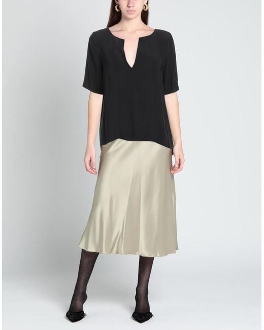 HER SHIRT HER DRESS Black Top