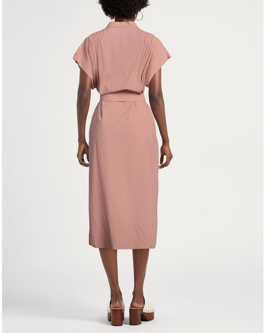Ottod'Ame Pink Midi-Kleid