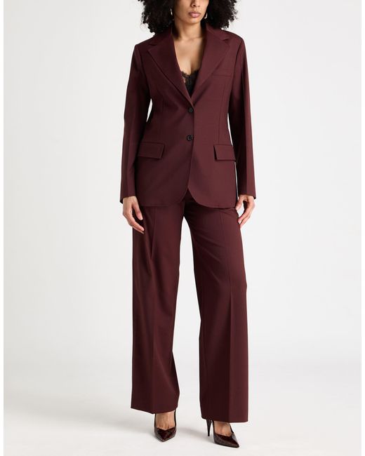 Grifoni Purple Suit Polyester, Virgin Wool, Elastane