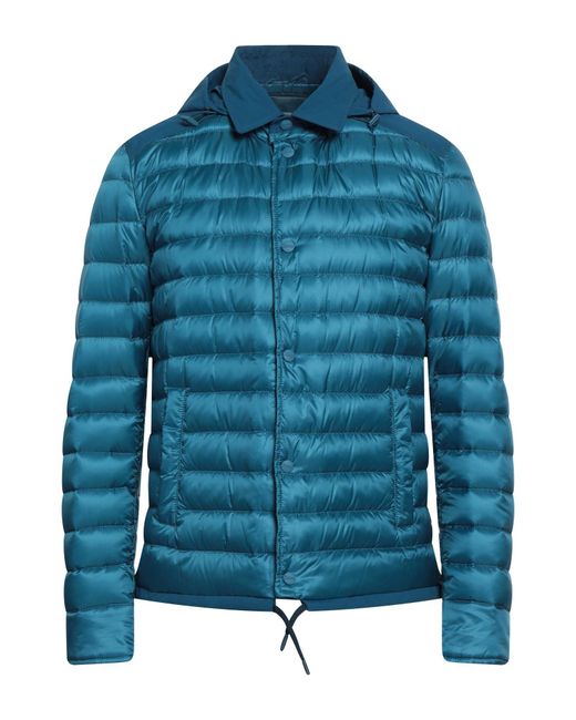 Herno Blue Down Jacket for men