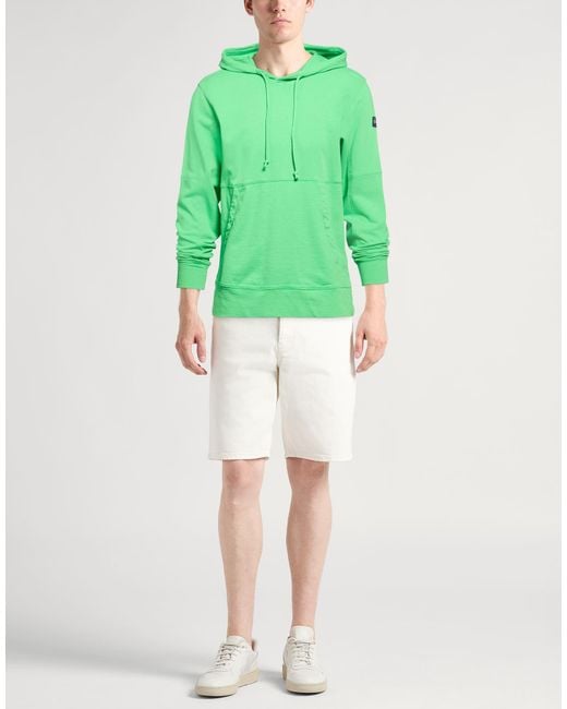 Paul & Shark Green Light Sweatshirt Cotton for men