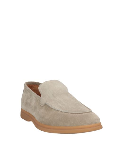 Eleventy Gray Loafers Leather for men