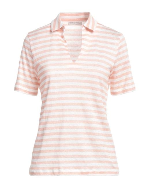 Le Tricot Perugia Pink Polo Shirt