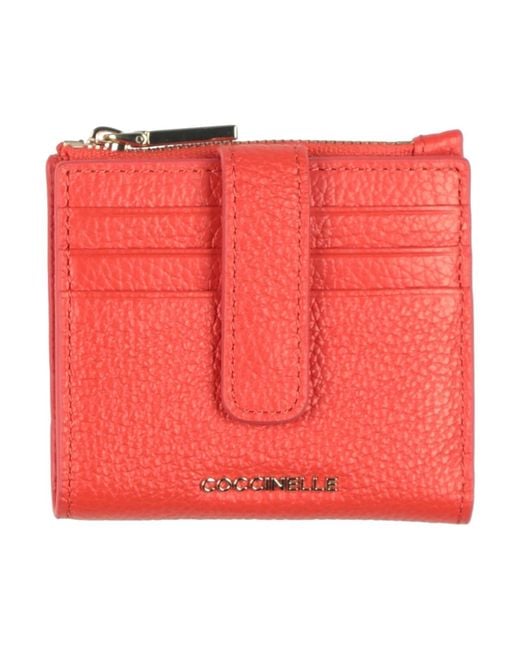 Coccinelle Red Cardholders