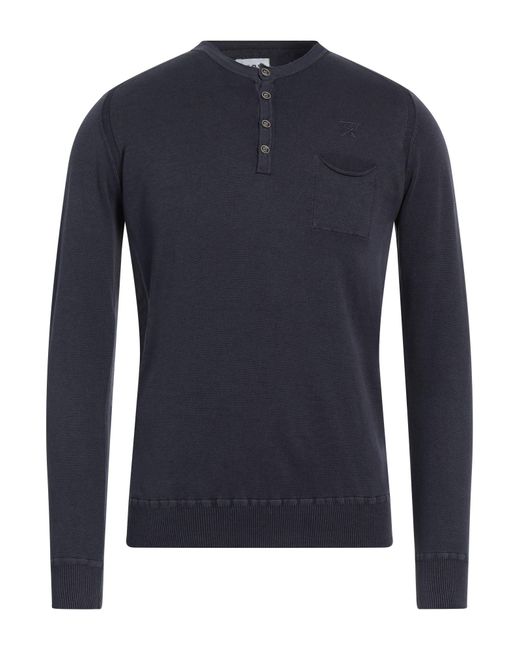 Berna Blue Sweater Cotton for men