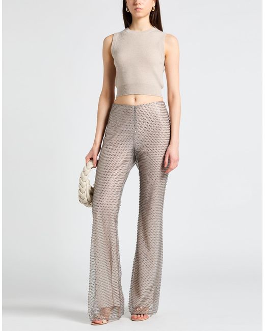 Semicouture Gray Pants Polyester