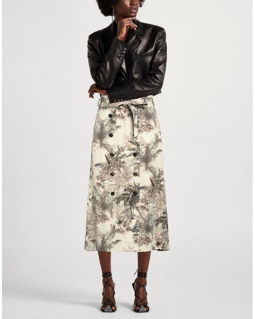 Marc Cain Natural Midi Skirt