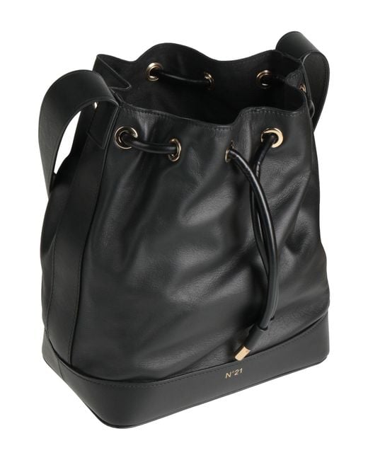 N°21 Black Cross-Body Bag Calfskin
