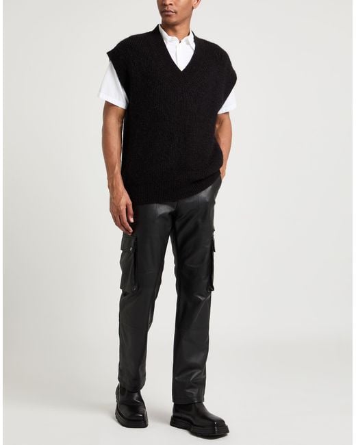 A PAPER KID Black Jumper for men