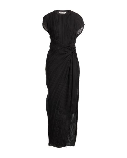 Lanvin Black Maxi Dresses