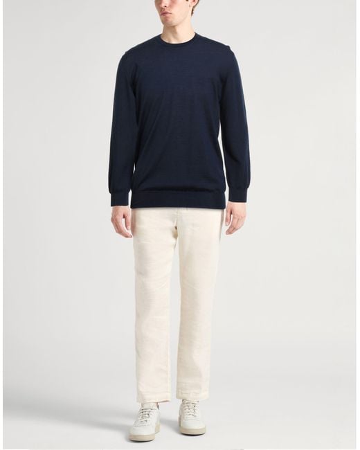 Pullover di Boglioli in Blue da Uomo