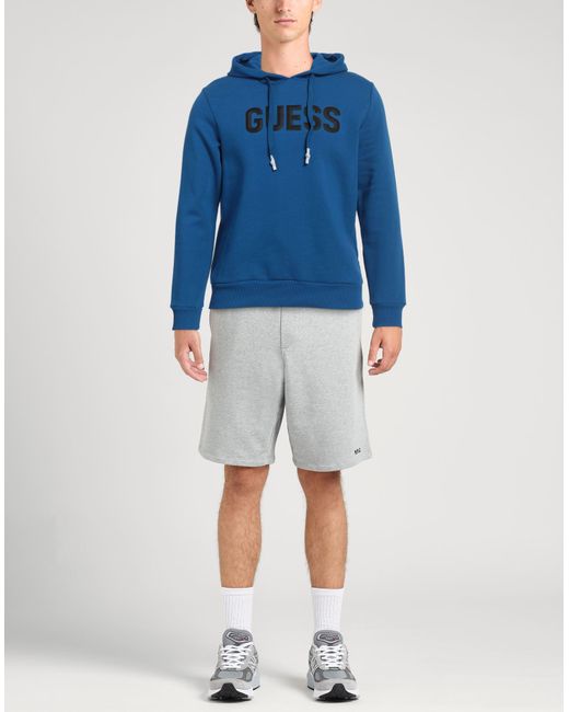 Guess Blue Sweatshirt Cotton, Polyester for men