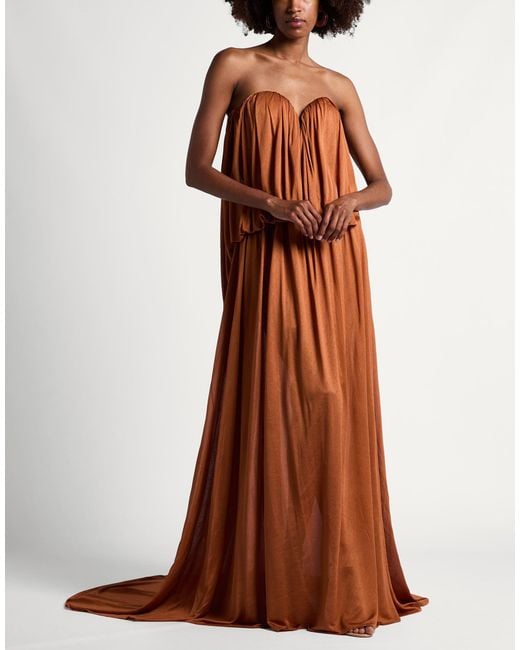 GIUSEPPE DI MORABITO Brown Maxi Dresses