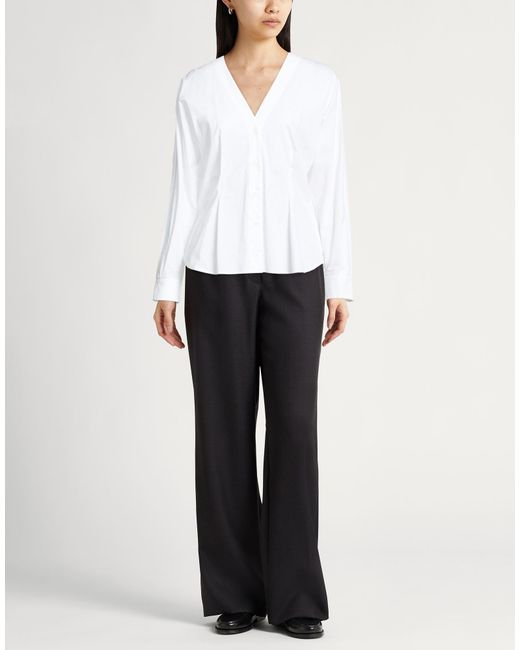 Peserico White Shirt Cotton, Elastane