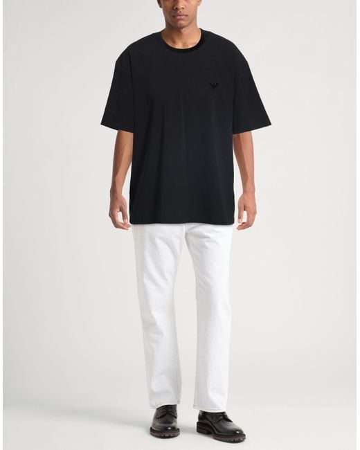 Emporio Armani Black T-Shirts for men