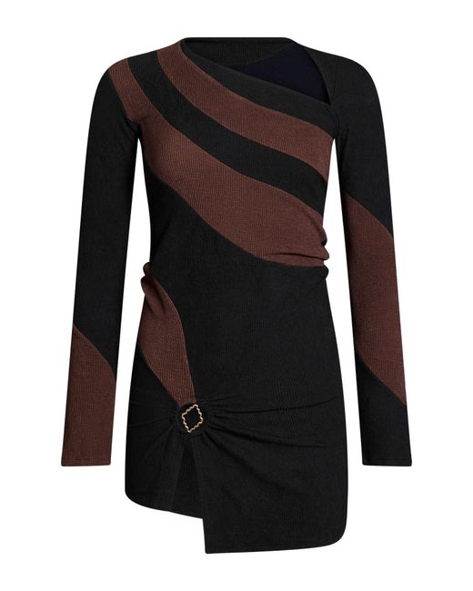 ME FUI Black Mini Dresses