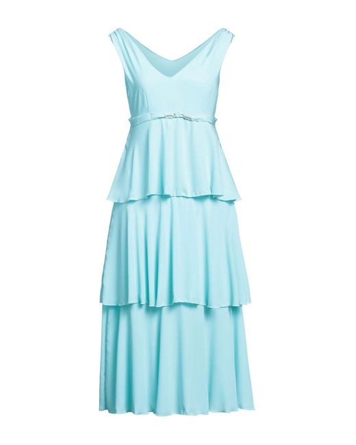 Rinascimento Blue Midi Dress