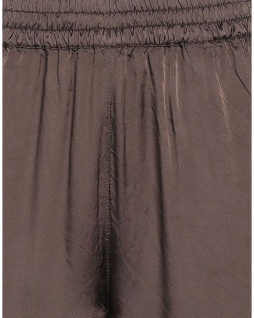 Aspesi Brown Dark Pants Viscose