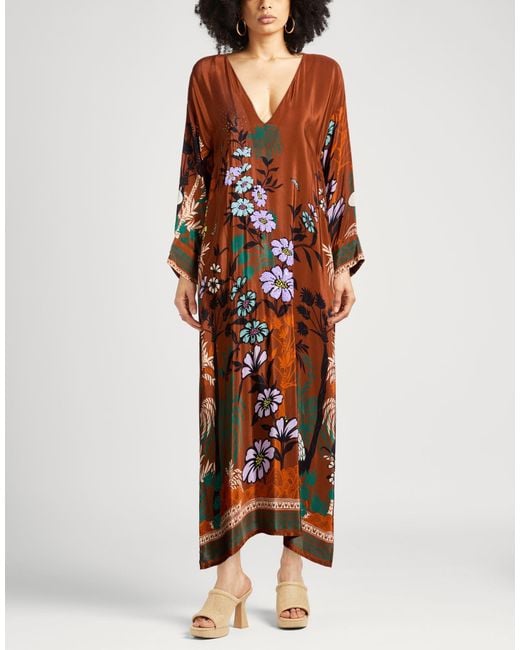 Anjuna Brown Midi Dresses