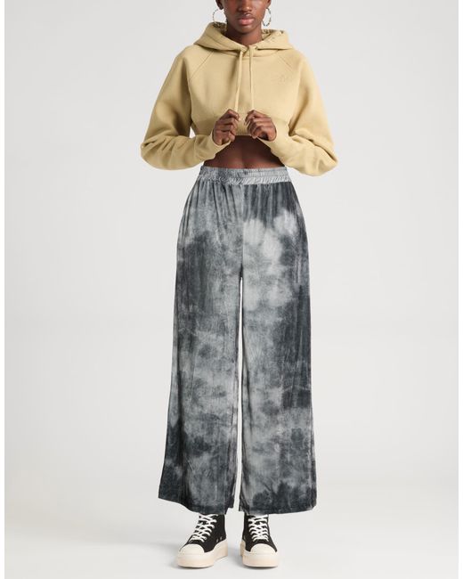 Haveone Gray Pants Polyester, Elastane
