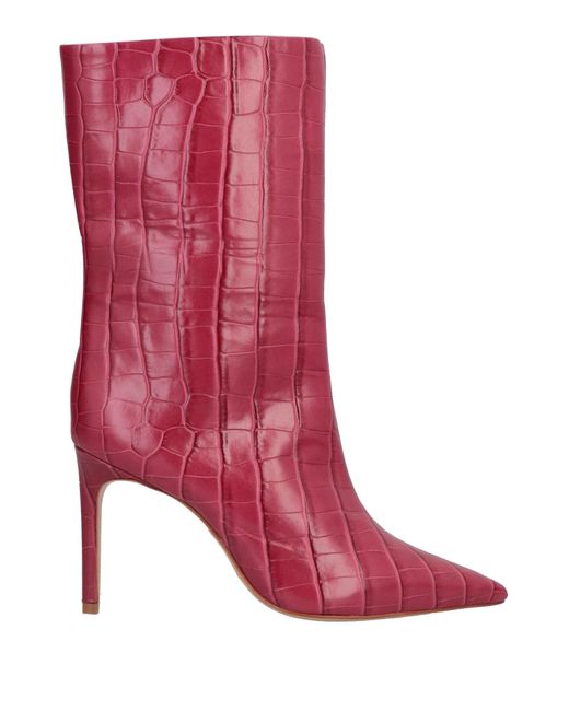 SCHUTZ SHOES Red Ankle Boots