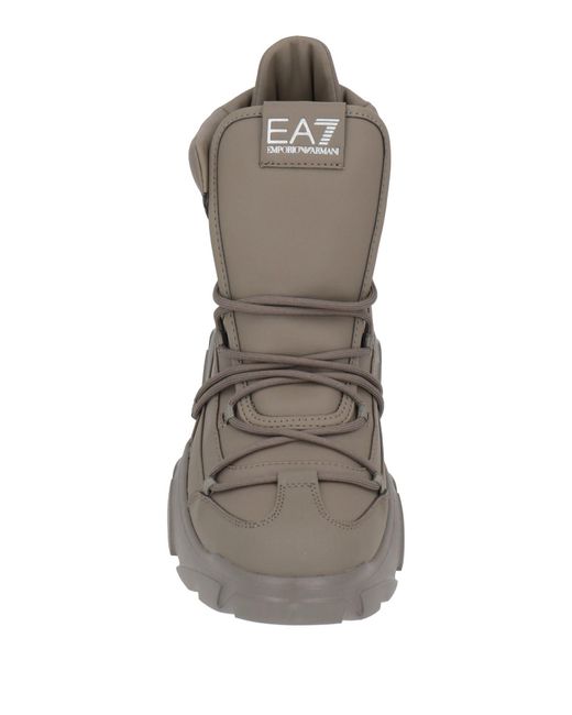 EA7 Brown Ankle Boots for men