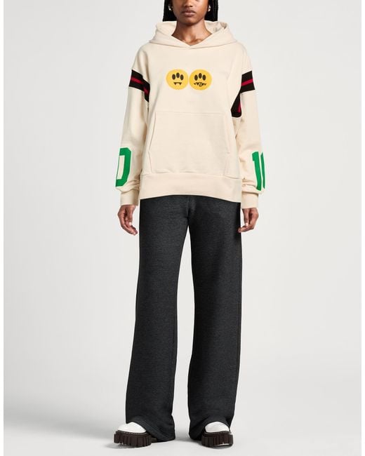 Barrow Natural Ivory Sweatshirt Cotton