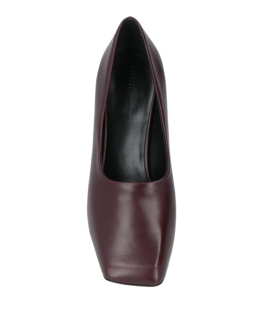 Khaite Purple Pumps Leather