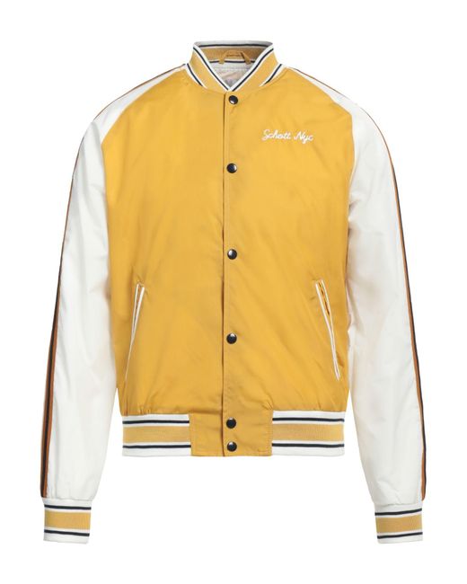 Schott Nyc Yellow Jacket for men