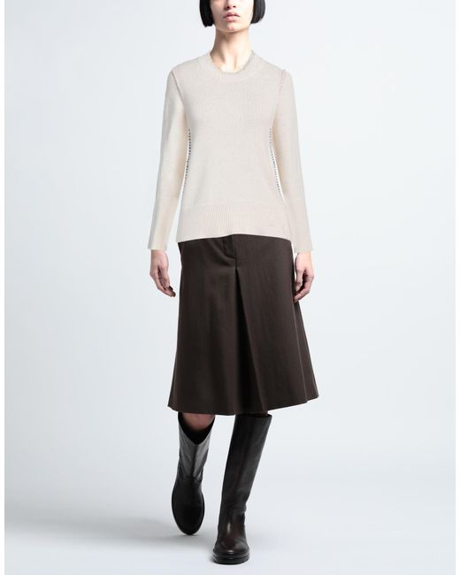 Zadig & Voltaire White Ivory Sweater Silk, Cotton